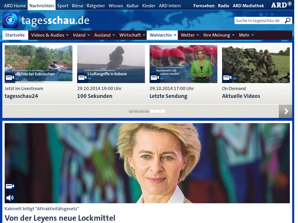 Tagesschau größer