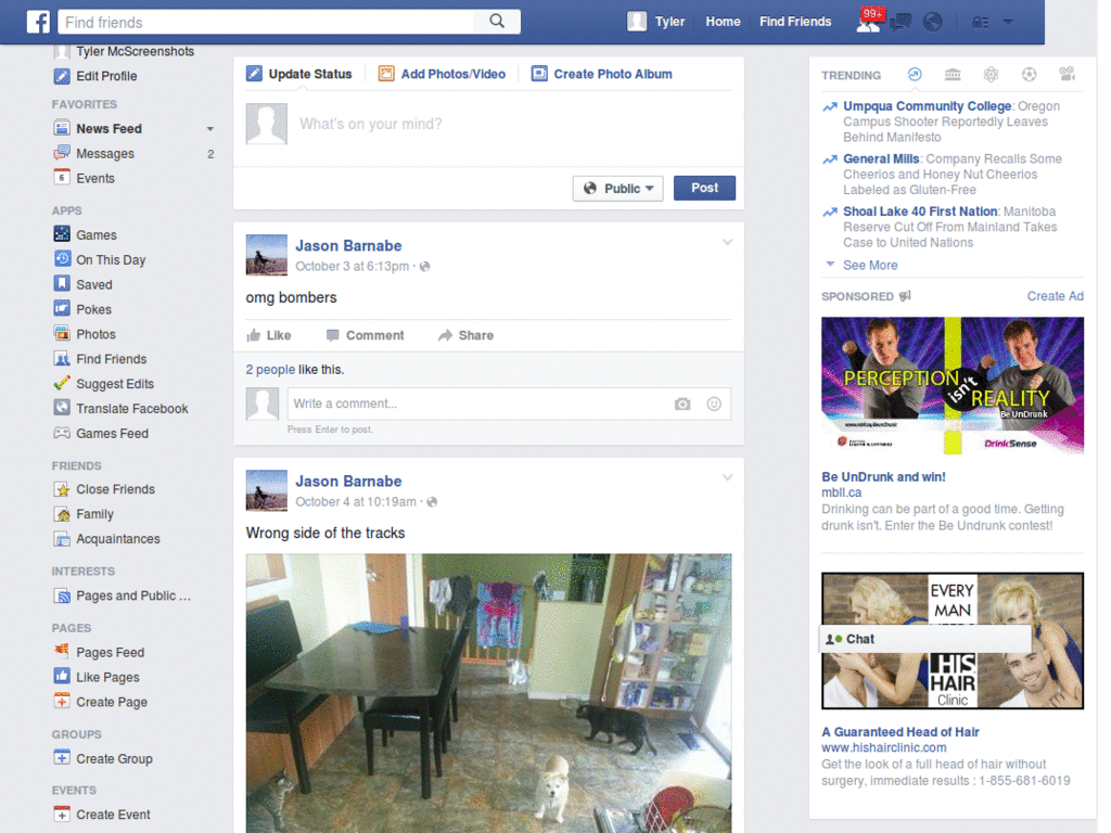 Facebook Stripped