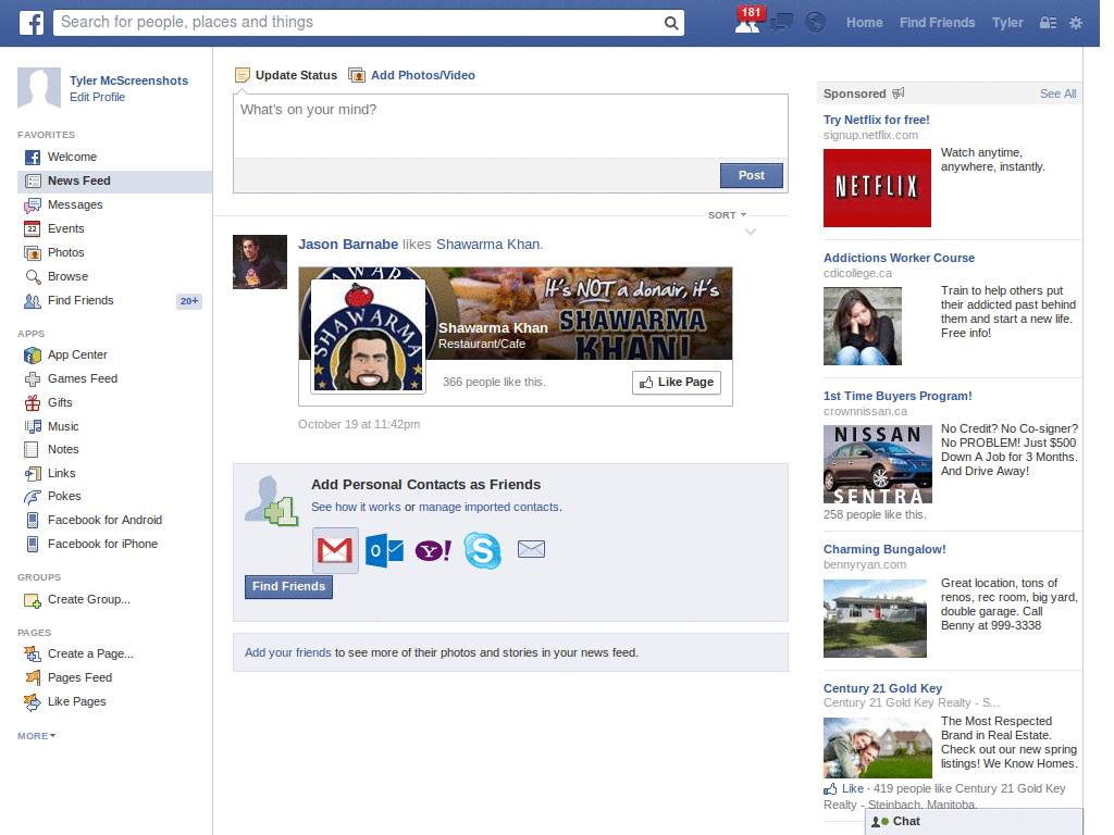 Clean Facebook 2010