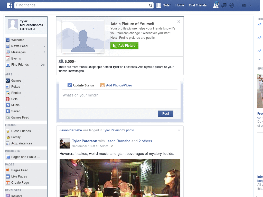 Facebook skin : classic www.facebookskin.com