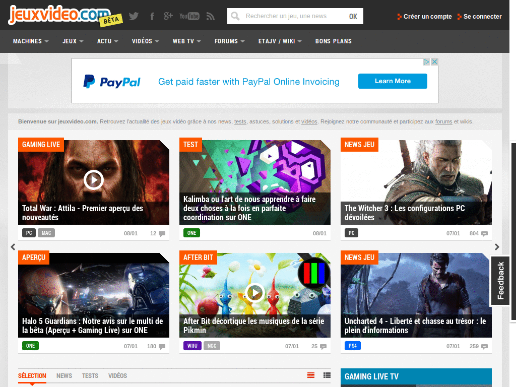 Jeuxvideo.com sans pubs