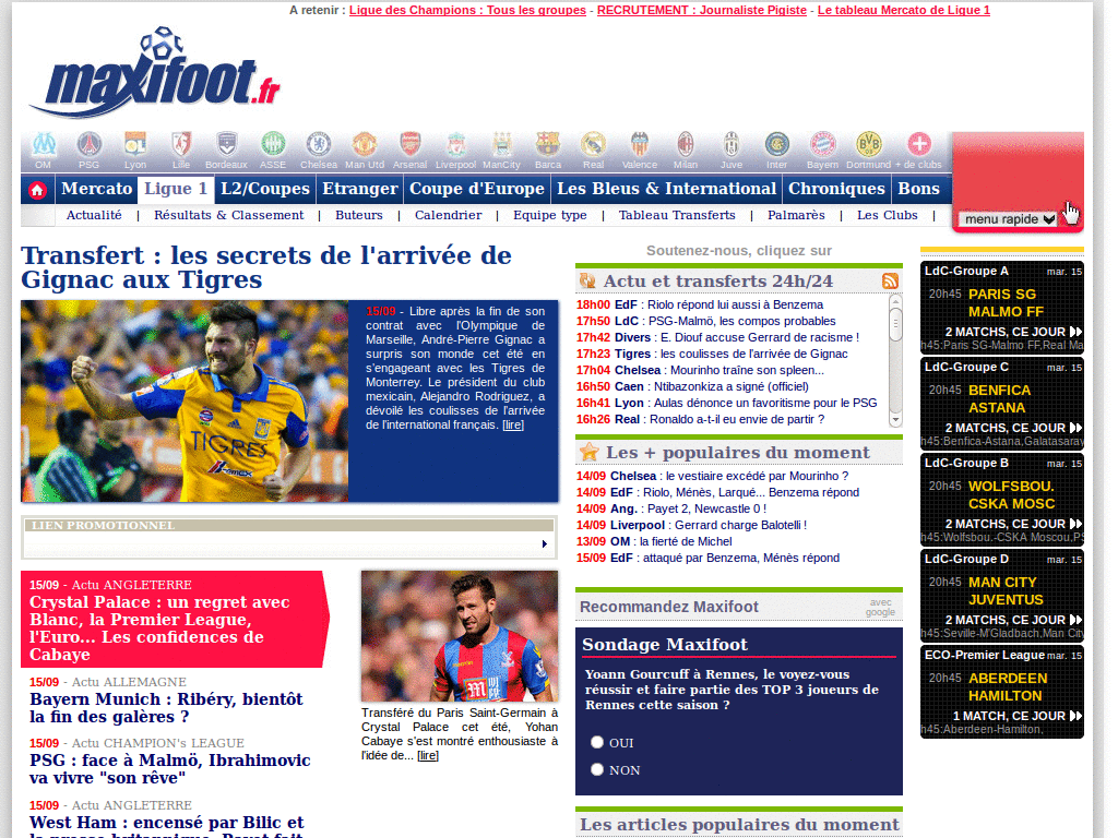 Maxifoot.fr sans pub