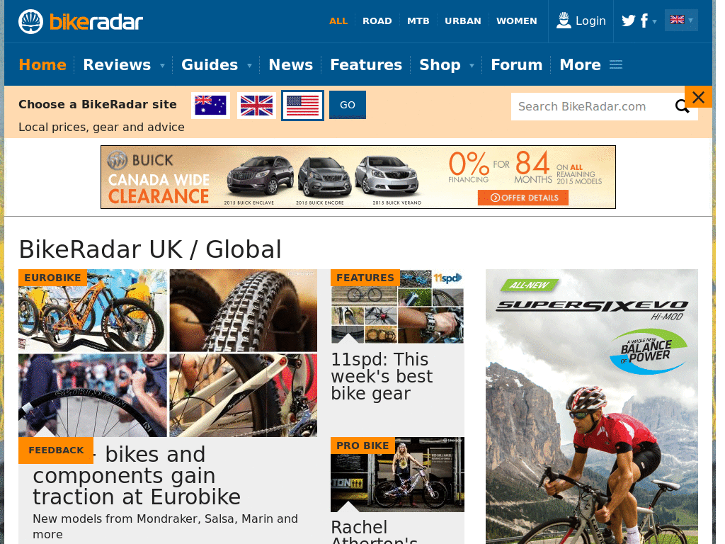 Font change for www.bikeradar.com