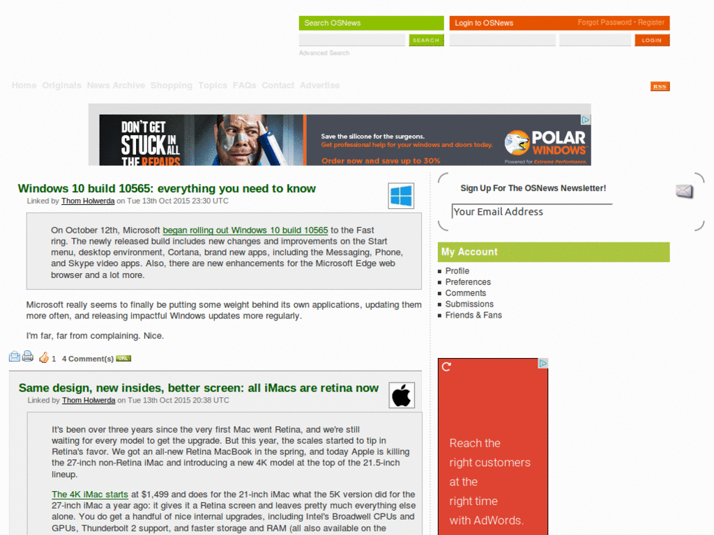 OSNews: readable