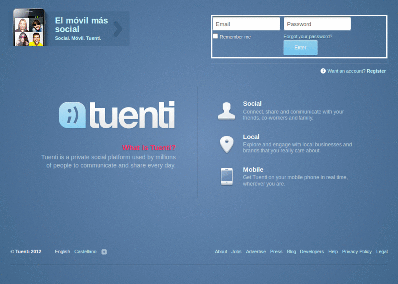 Tuenti Azul 1.0 by pertur