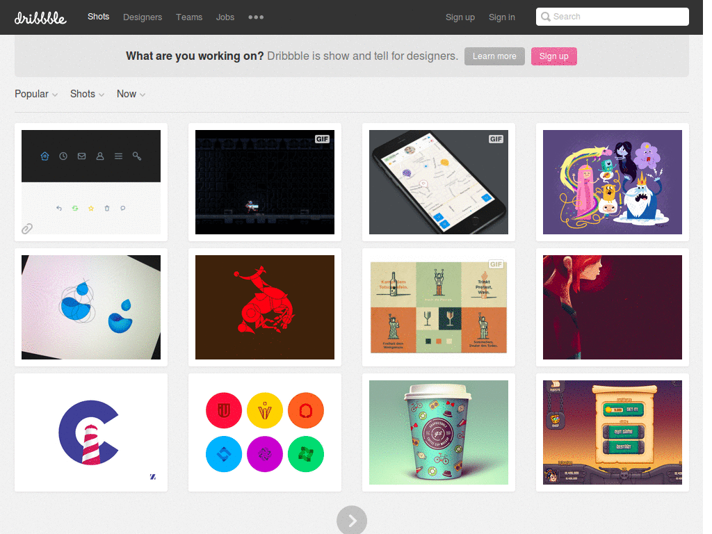 Dribbble Swish
