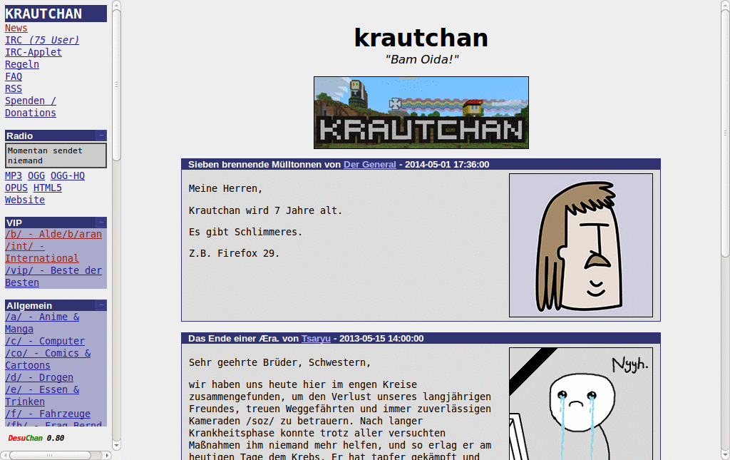 monospace font for krautchan