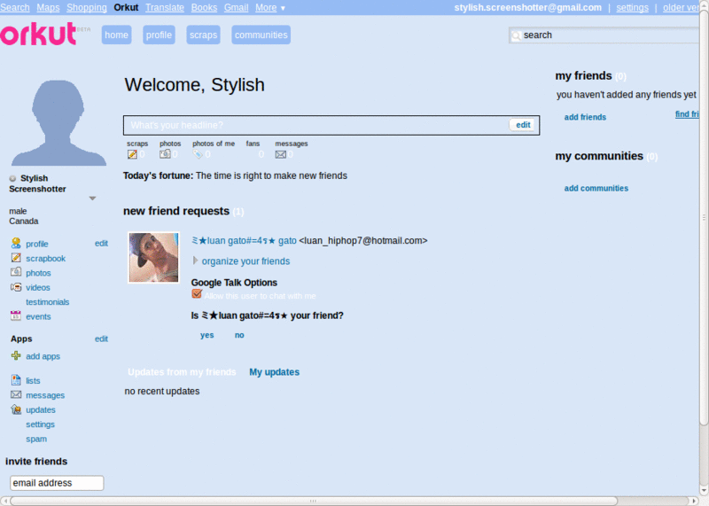 glass orkut