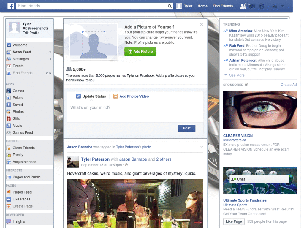 Facebook skin : vetrix