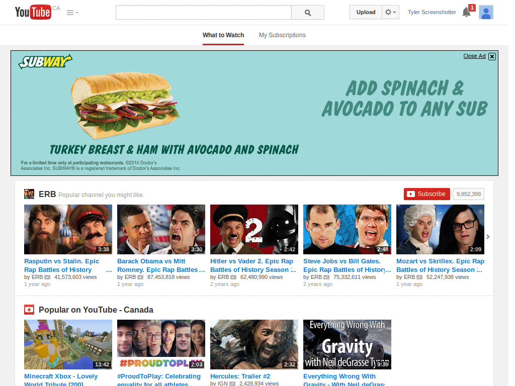 Youtube Dark (2010 Redesign) (RCB mod)