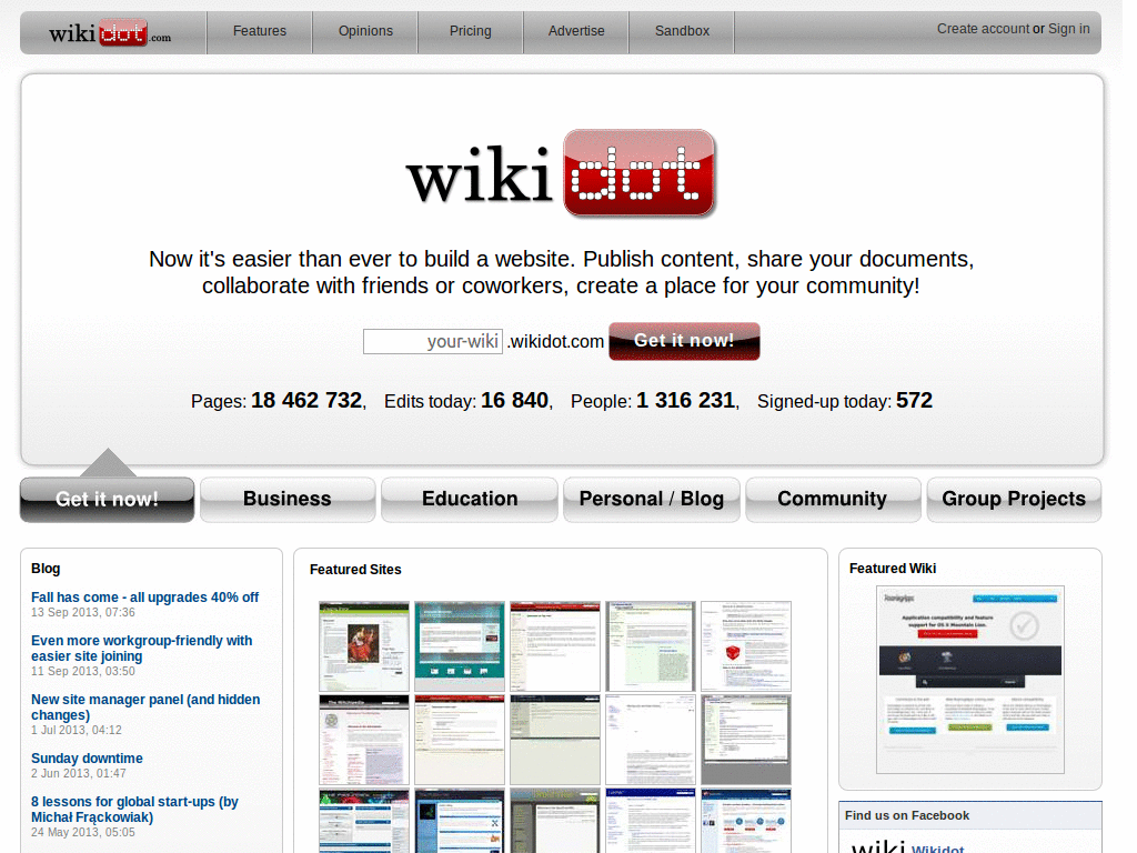 Wikidot - Strip down editor UI