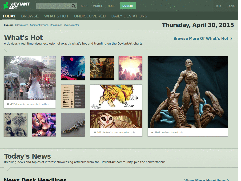 deviantART cleanup