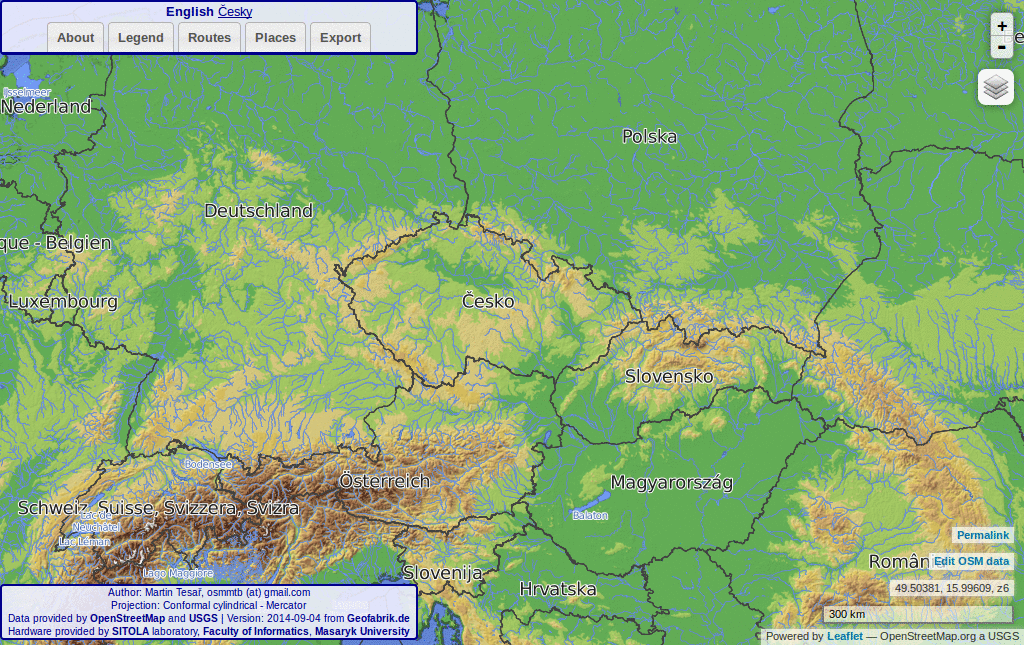 MTB Map: Fullscreen