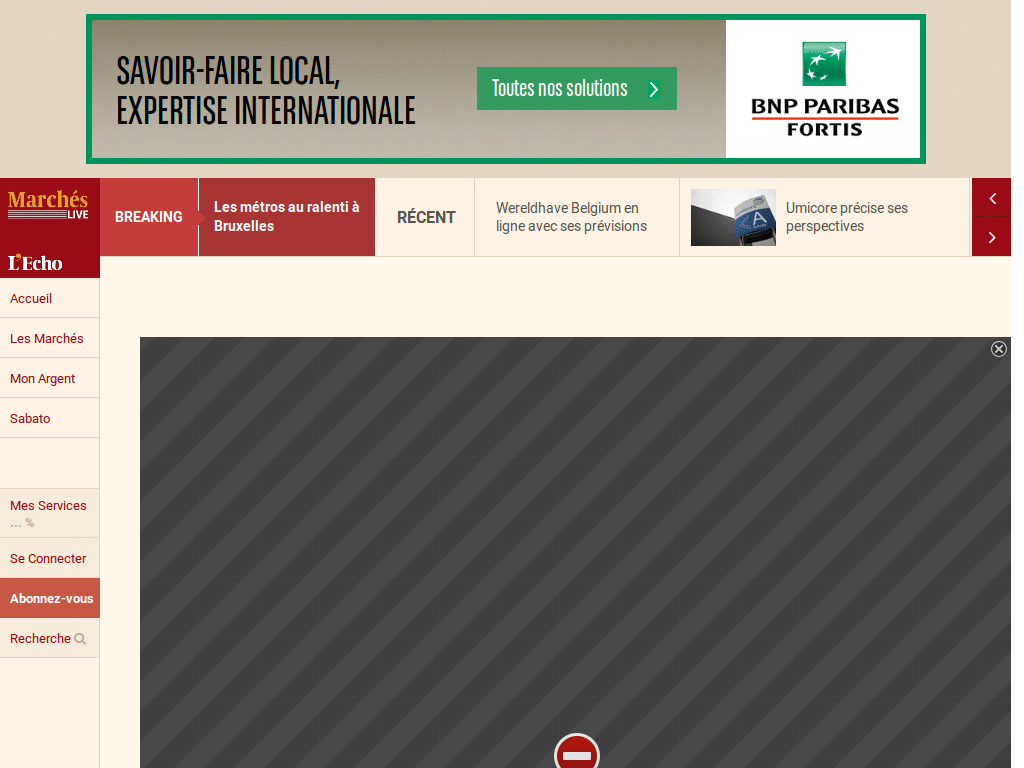 Lecho.be - charts full screen