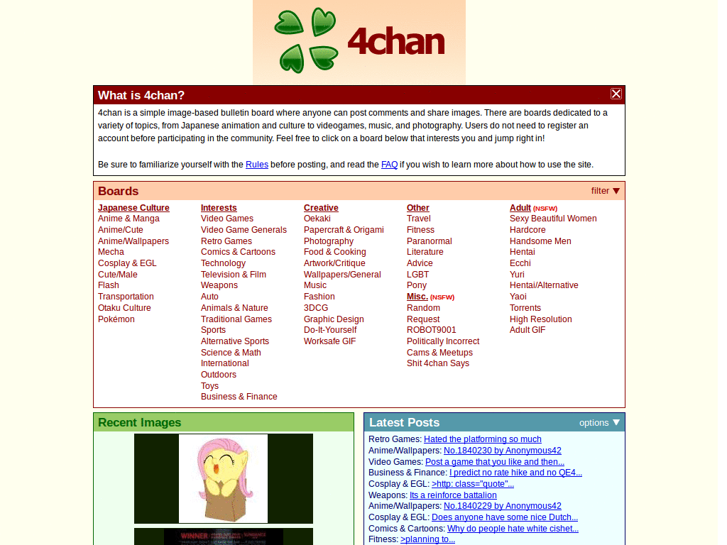 4Chan web 2.0 (adds rounded corners etc)
