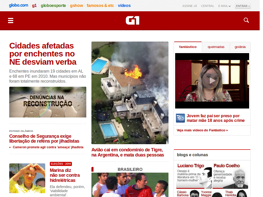 Website Cleaner - Globo.com - G1 (Sem Propagandas)
