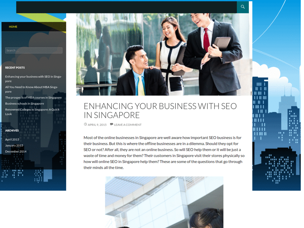 MyApertureLabs.com Scrolling header