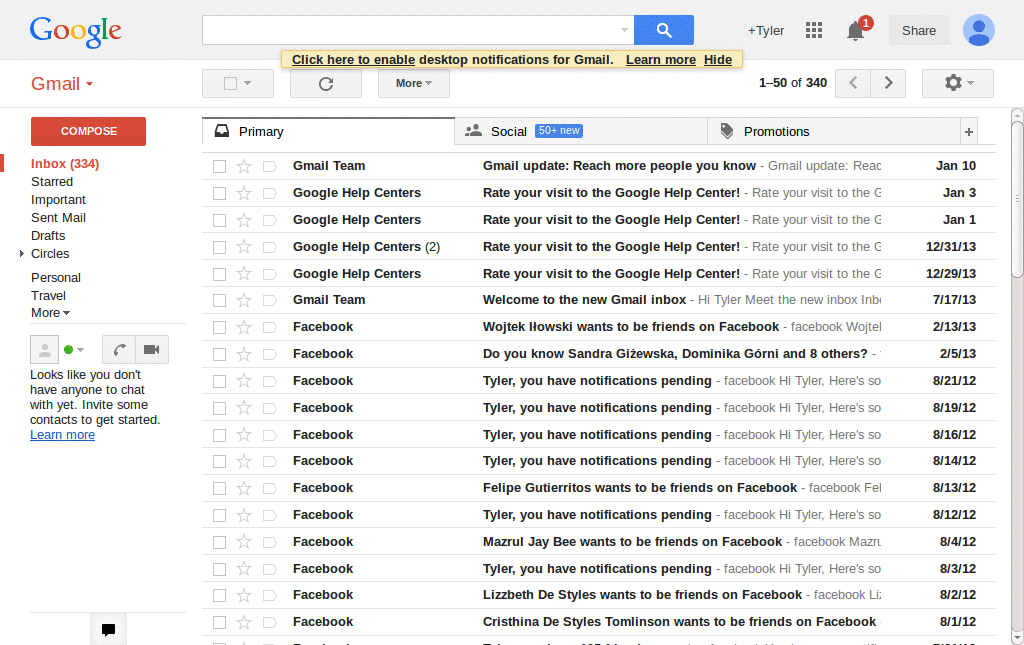 Gmail - Remove GChat's "Search, Add or Invite" Box