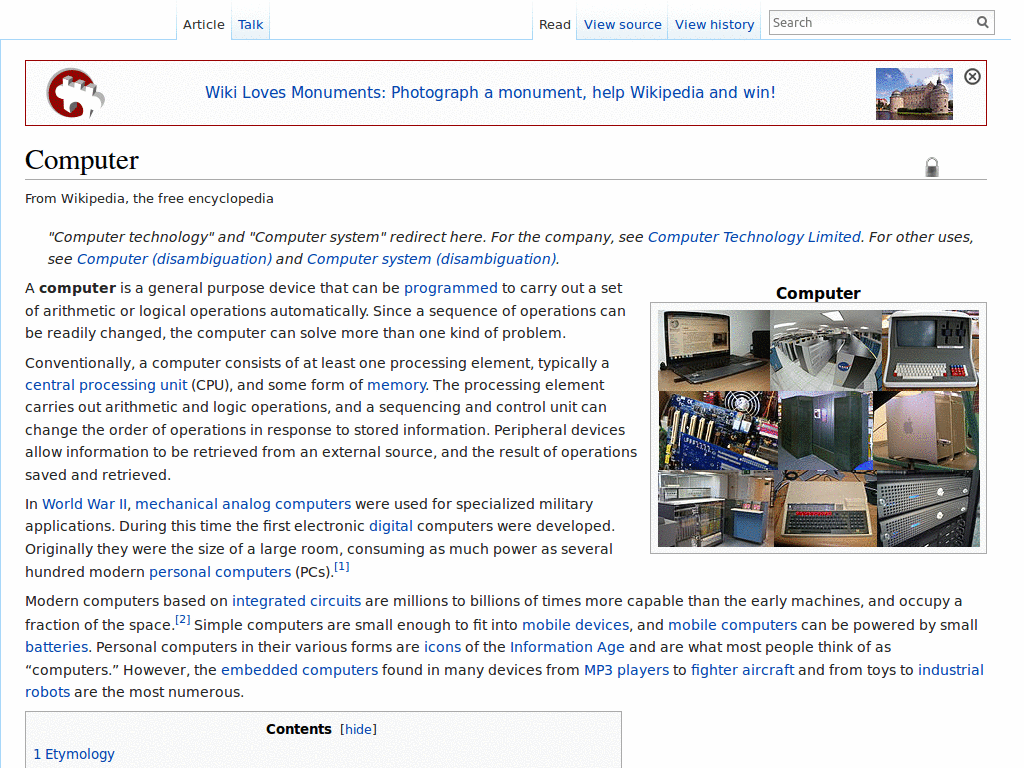 Wikipedia: Content Only