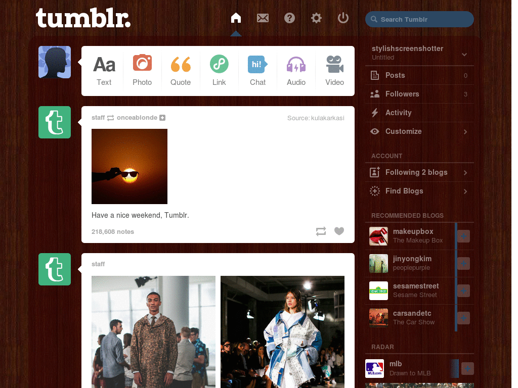 Tumblr - Dark Wood