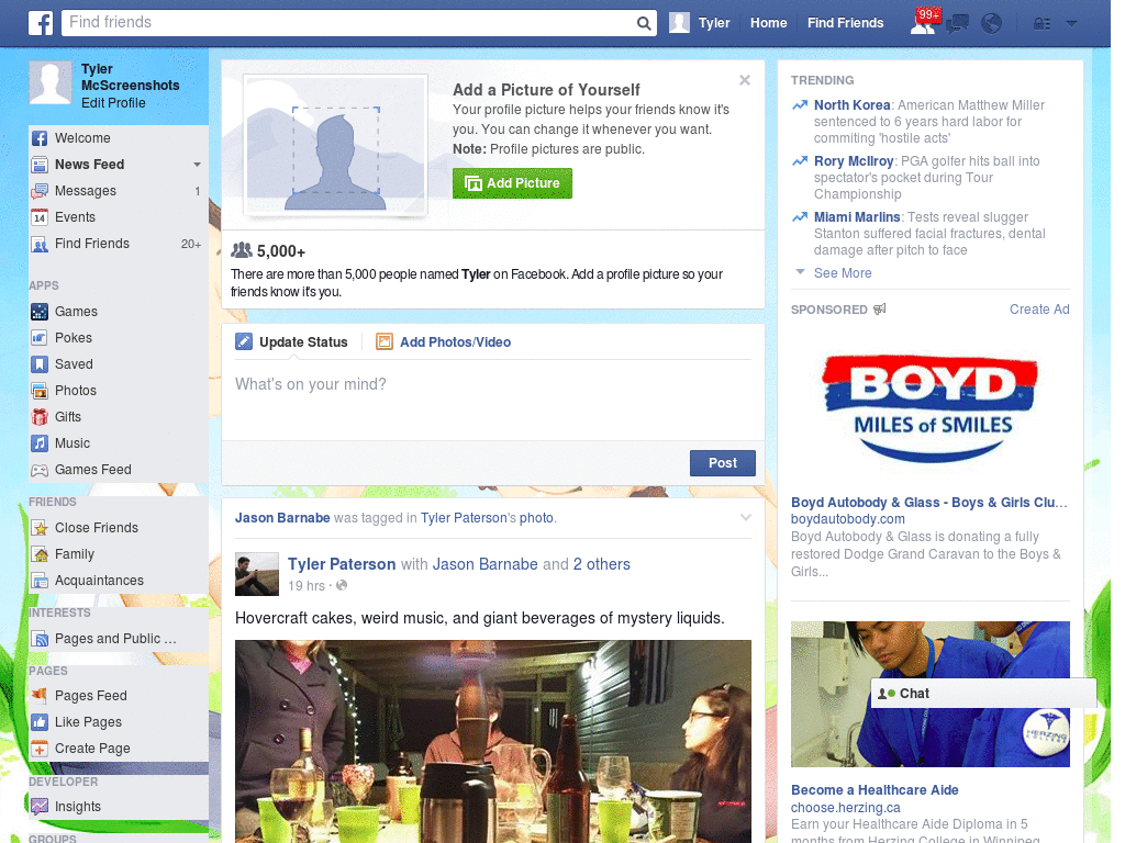 Family Facebook Skin