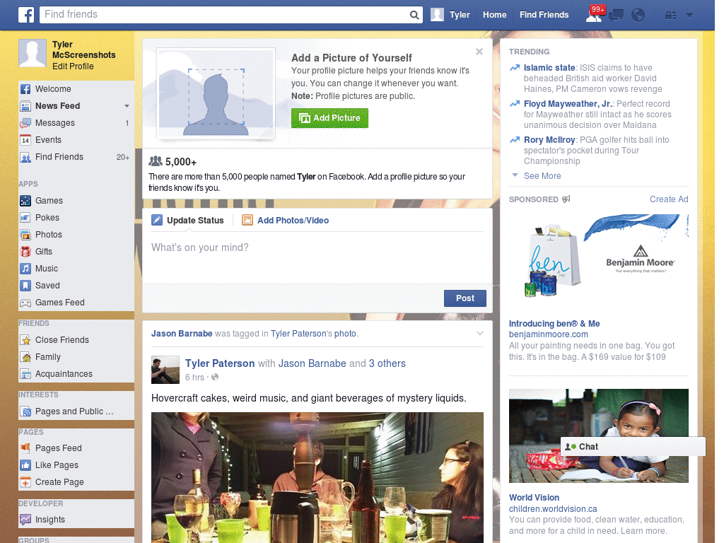 Shania Twain Ka Ching Facebook Skin