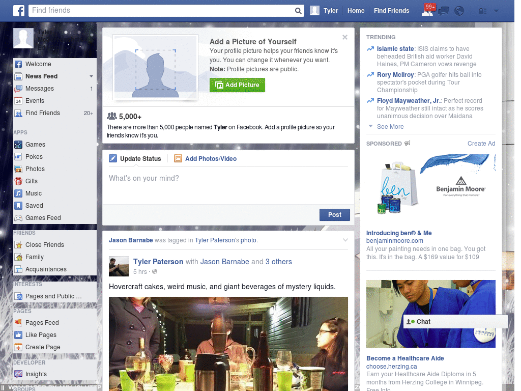 Akamaru And Kiba Rainy Days  Facebook Skin (16)