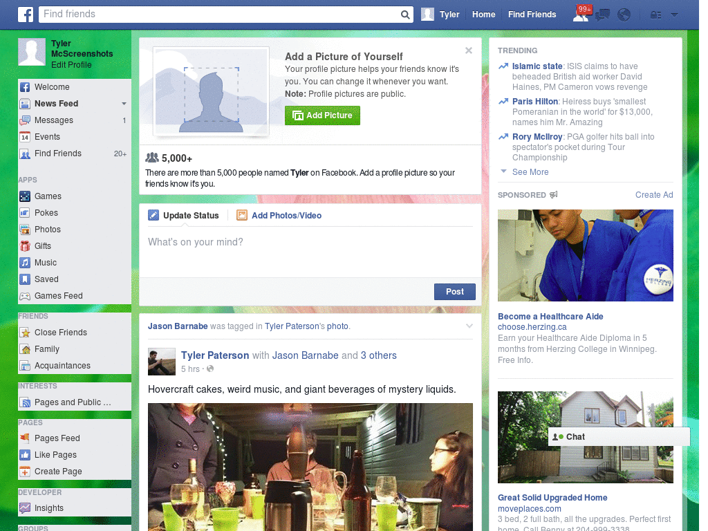 Lotus Flower Facebook Skin (112)