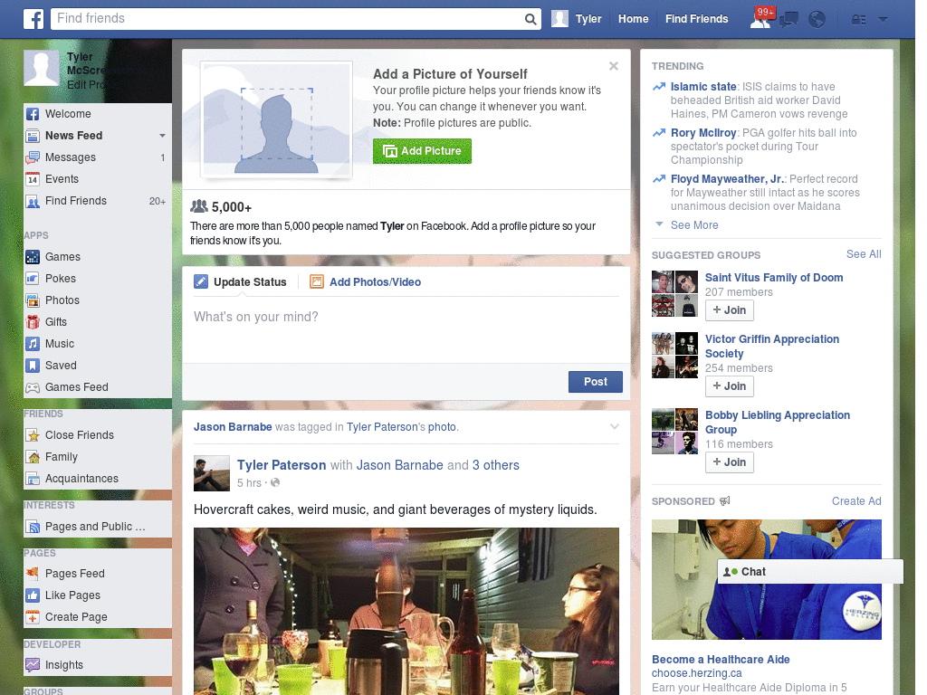 Tenten Cute Face  Facebook Skin (120)