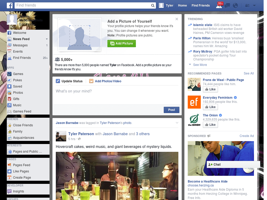 Temari Dark Pose  Facebook Skin (186)