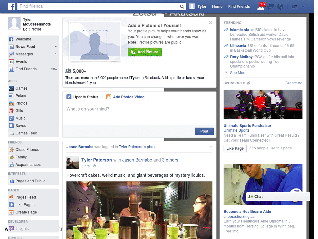 Zetsu Akatsuki Black Whit Facebook Skin (219)