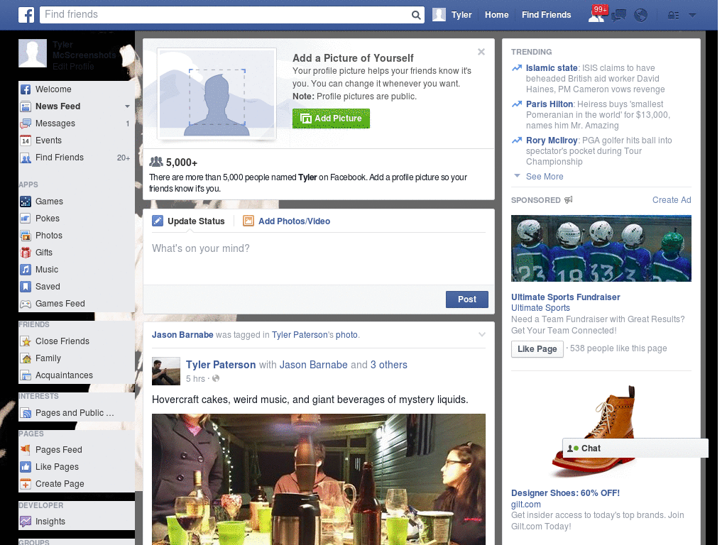 Depeche Mode Cool Facebook Skin (226)