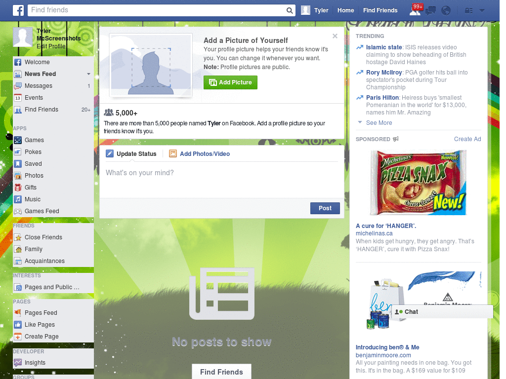 Vector Abstract Facebook Skin (235)