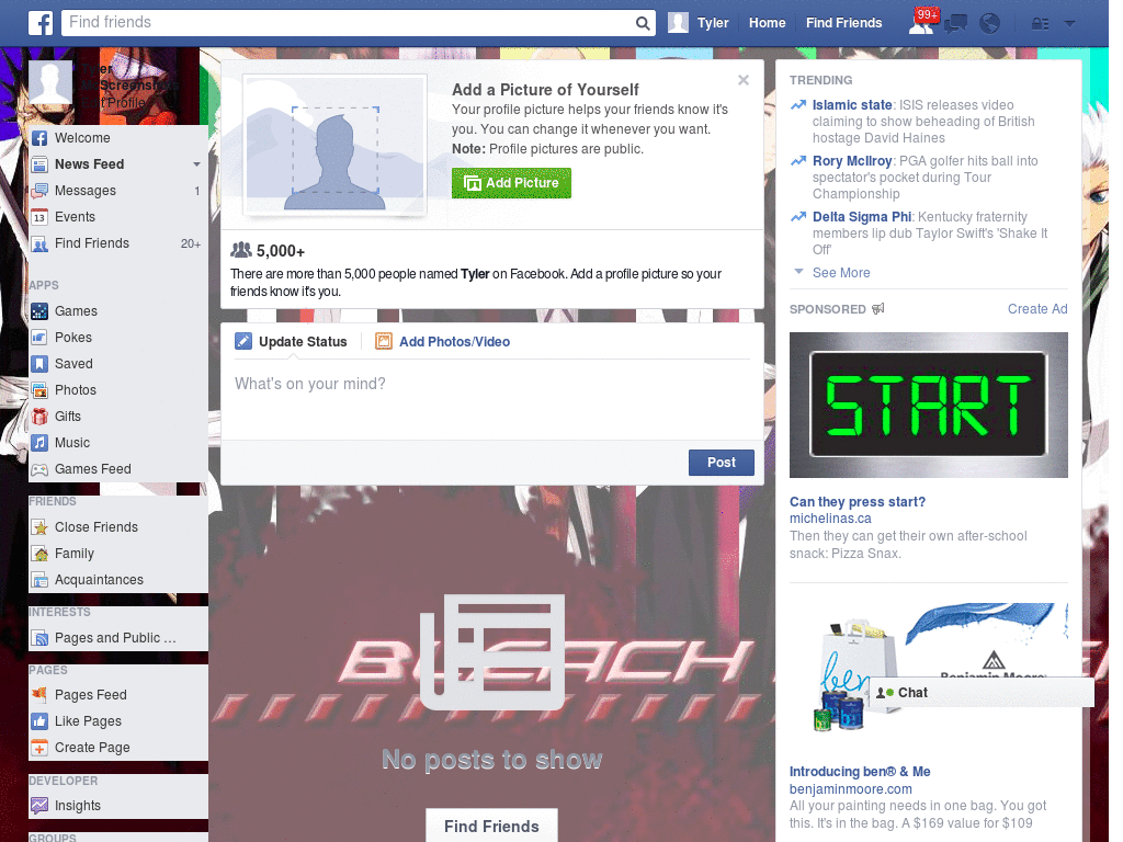 Gin Ichimaru 13 Squad Div Facebook Skin (245)