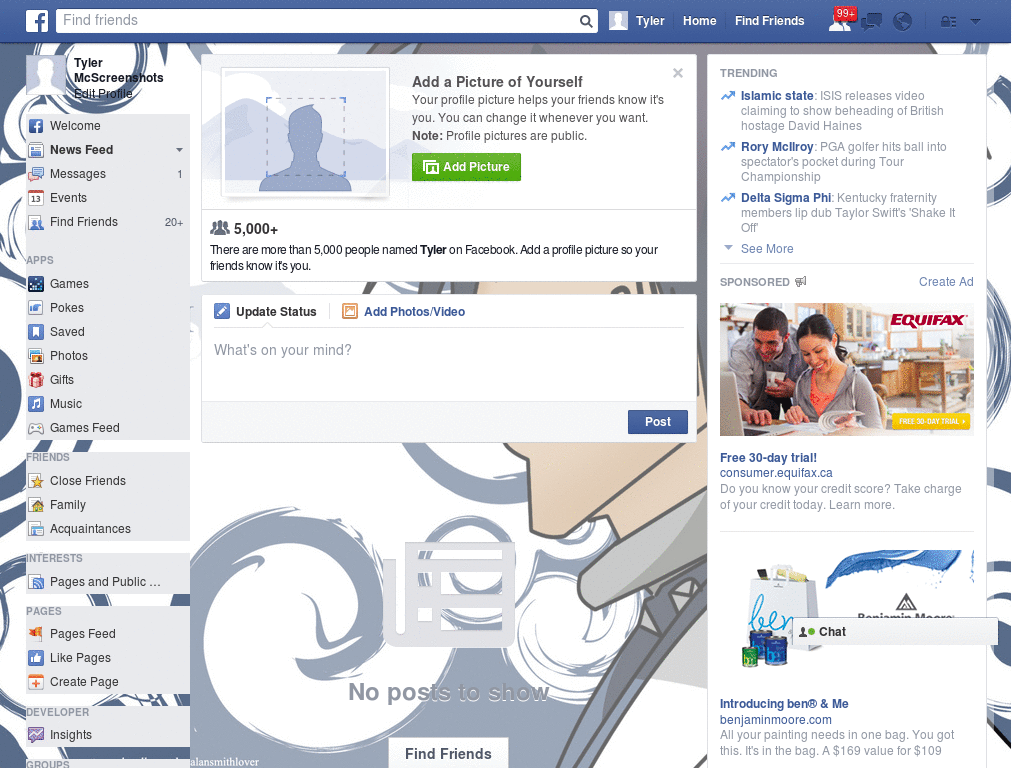 Hisagi  Facebook Skin (256)