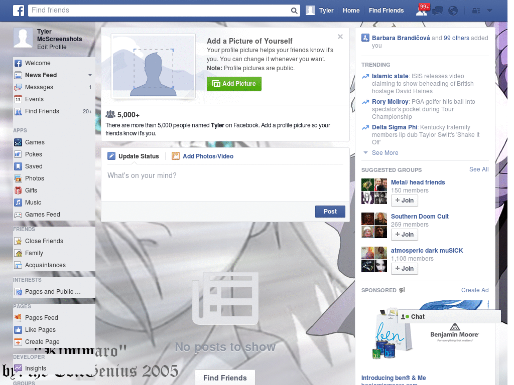 Kimimaro  Facebook Skin (260)