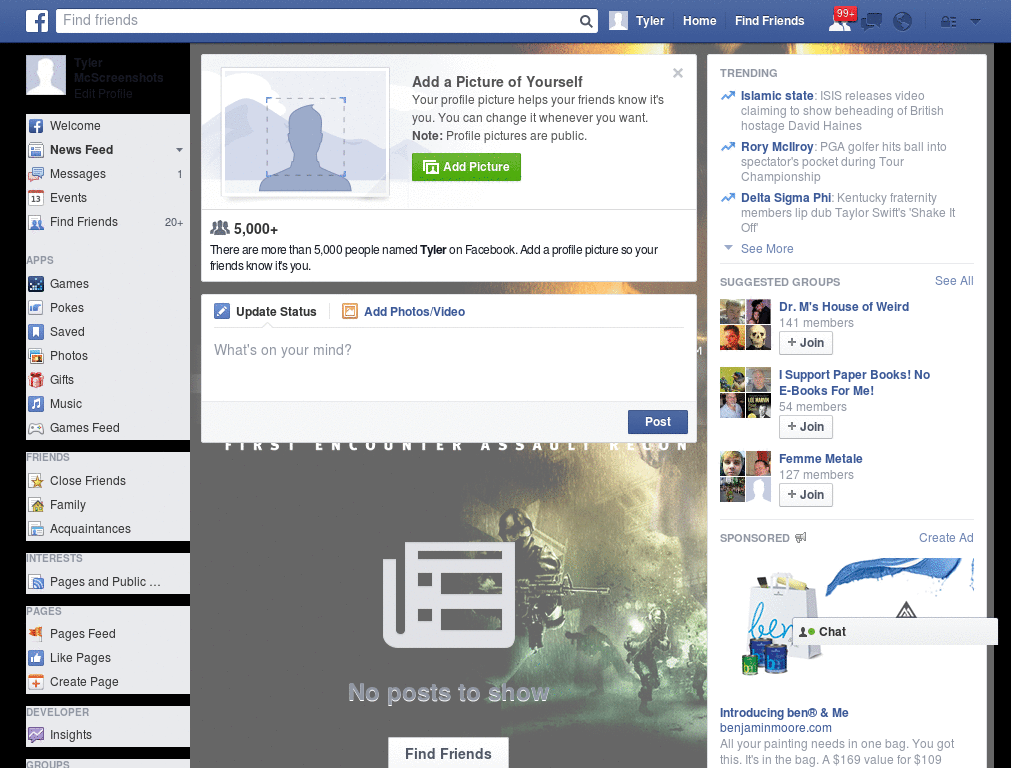 Fear Games Facebook Skin (262)