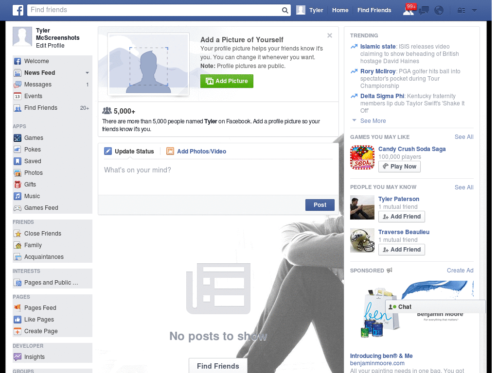 Emo Girl Facebook Skin (276)