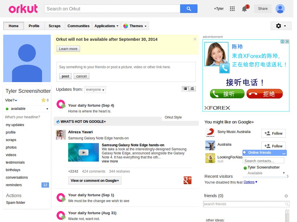 Orkut - Restart 1 ( by Templah.com )