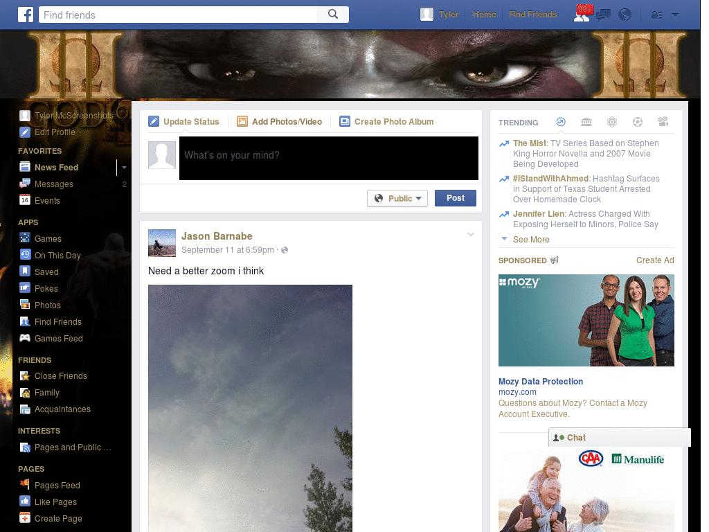 Facebook - God Of War 3 ( by Templah.com )