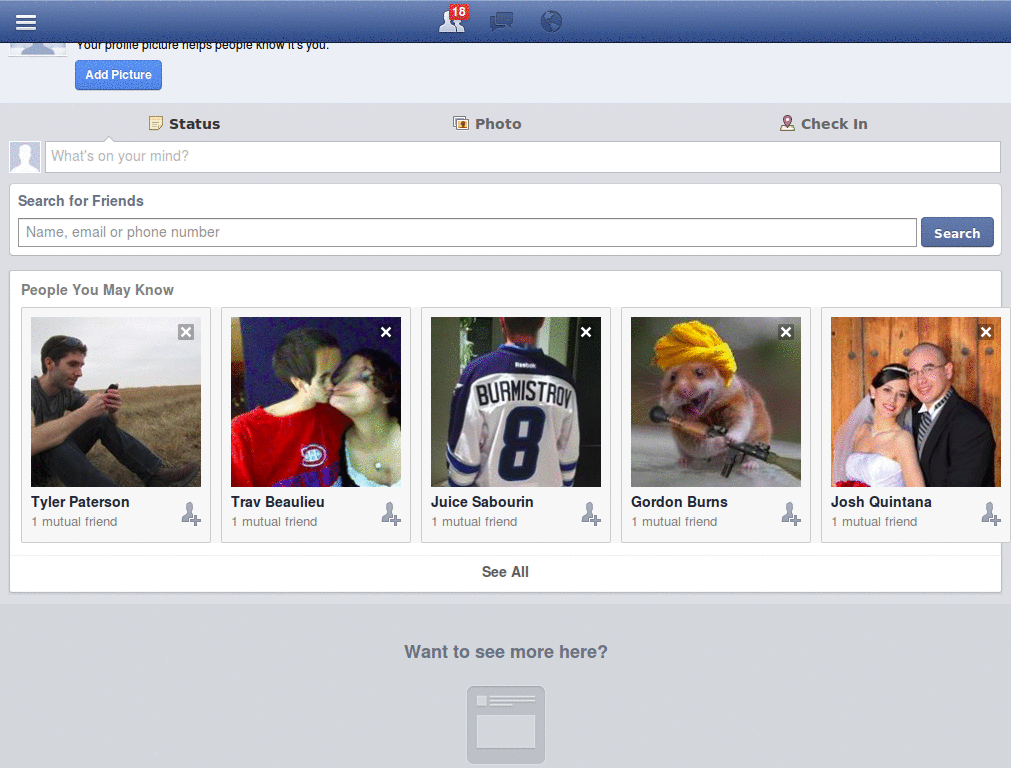 Mobile Facebook: Better(?) site layout