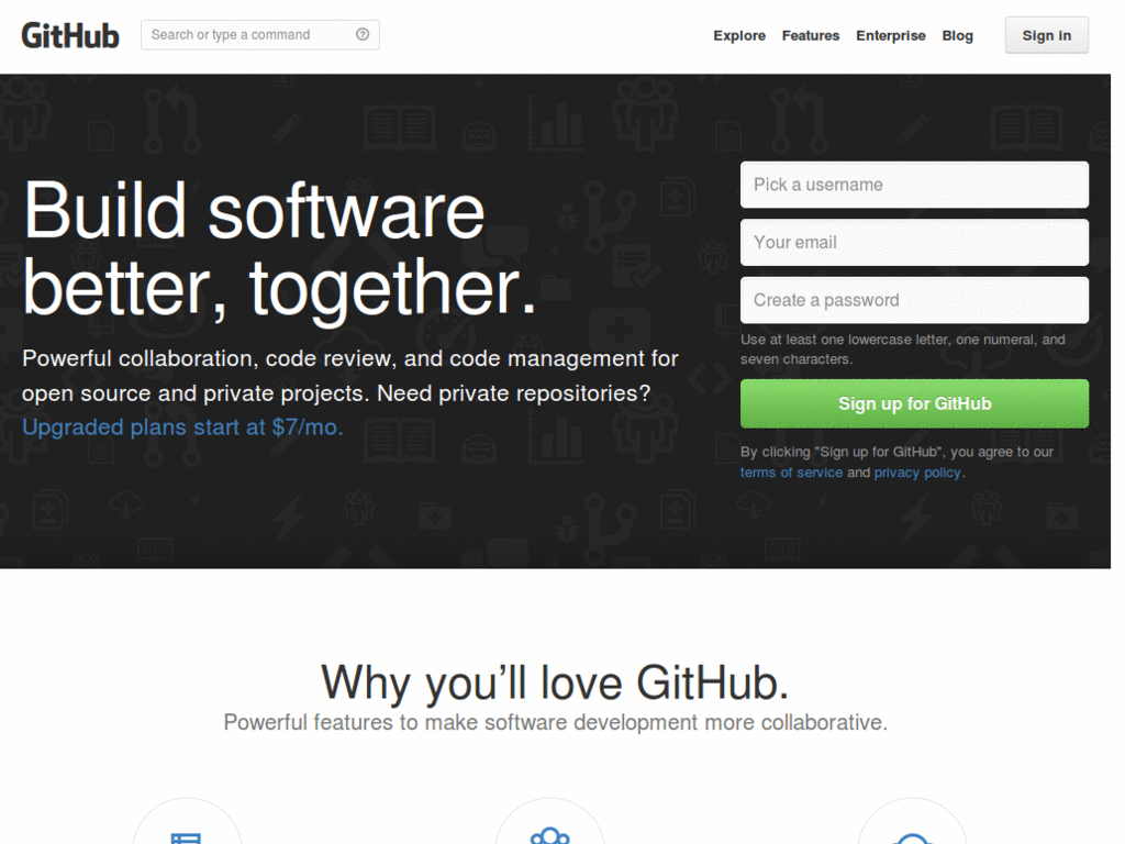 Github - 11pt Consolas, Full width code display