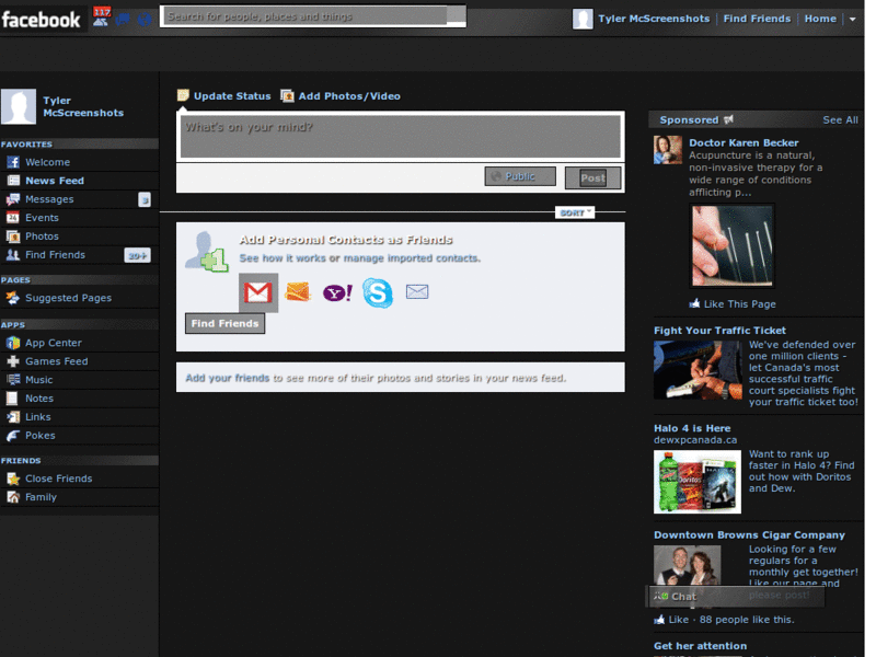 Purpule Nebula for Facebook