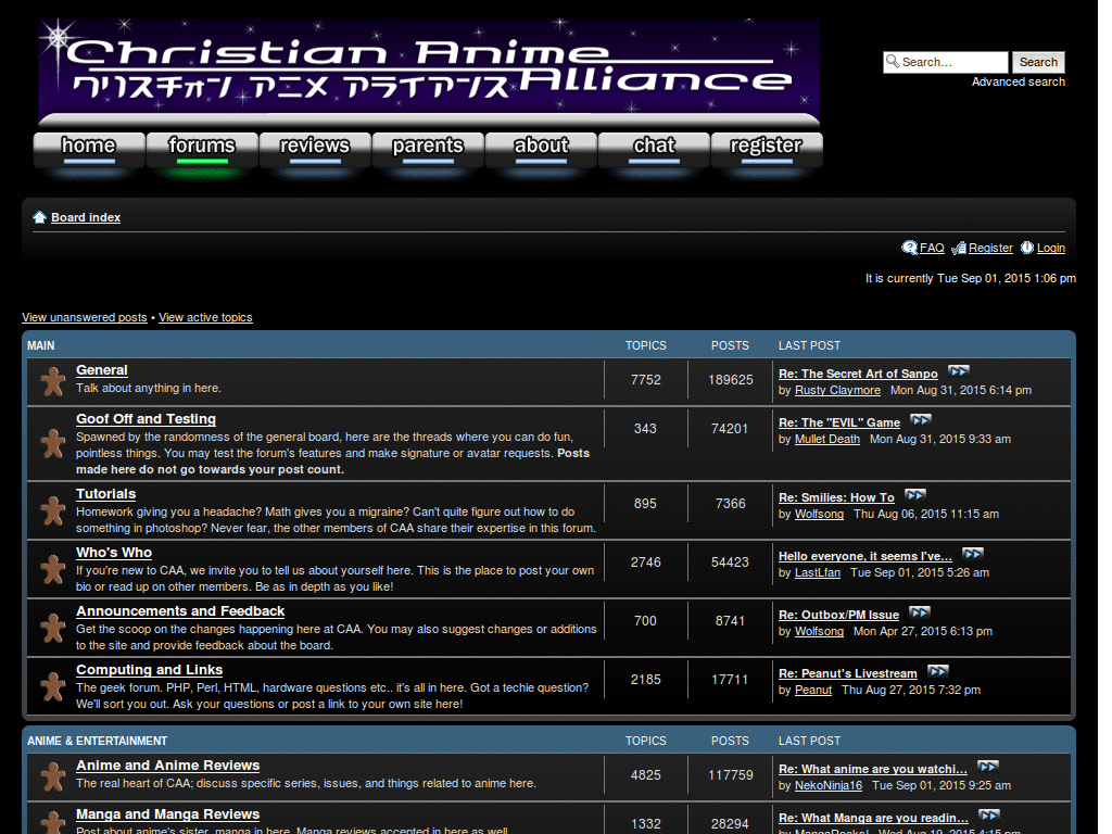christiananime.net - darken borders and reply area