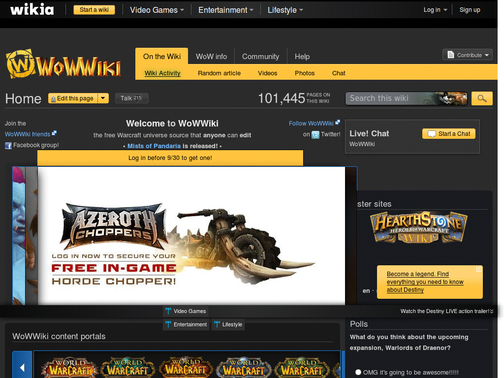 wowwiki.com - ad removal