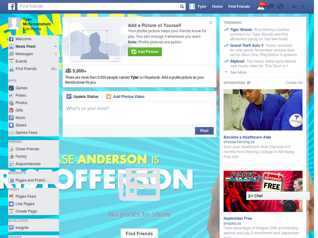 Facebook Layout (10085)