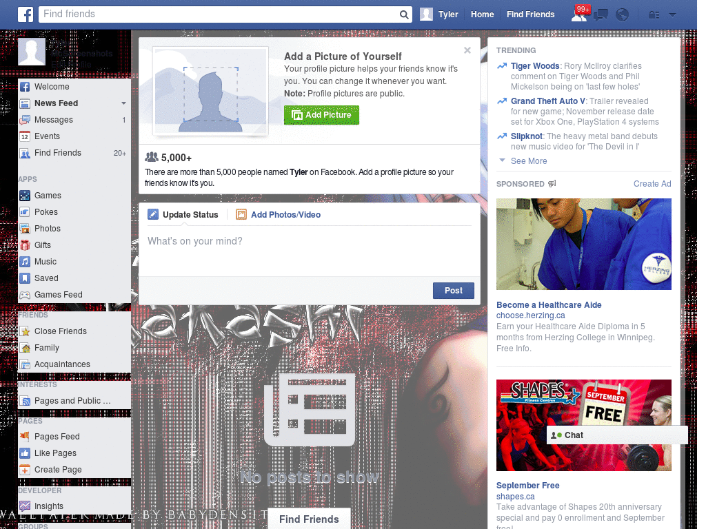 Enjoy Facebook Layout (10105)
