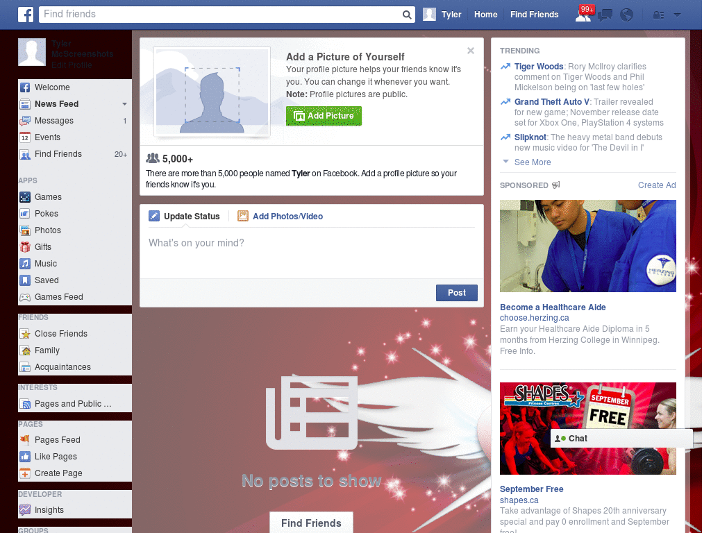 Free Facebook Layout (10125)