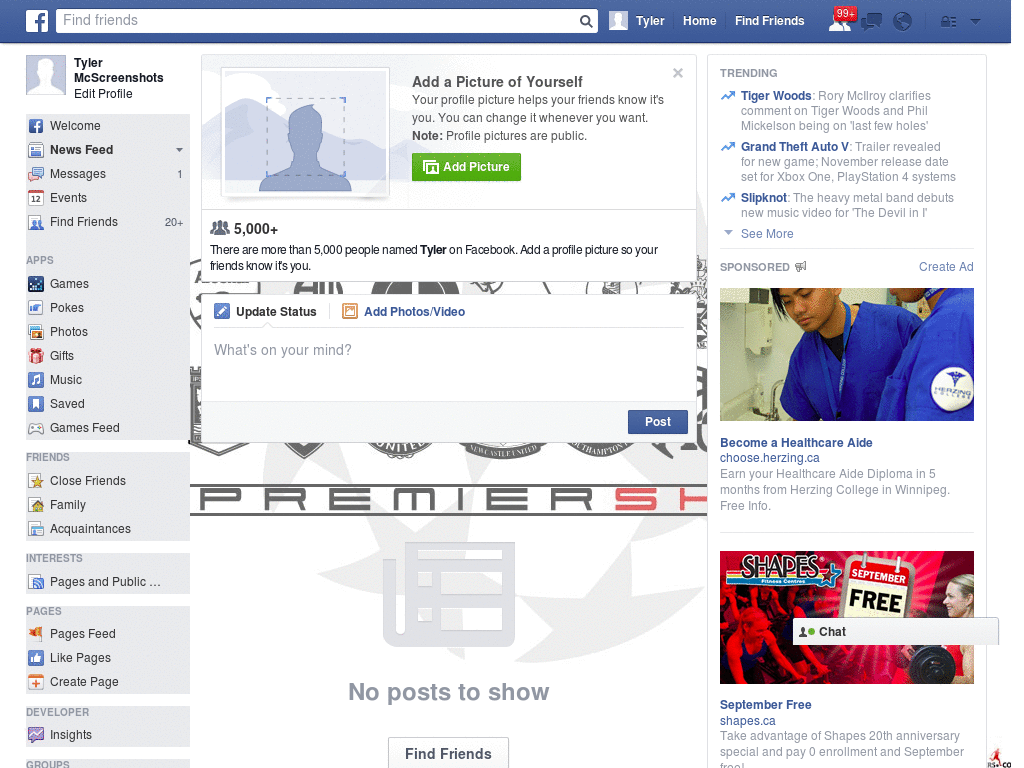Excelent Facebook Layout (10135)
