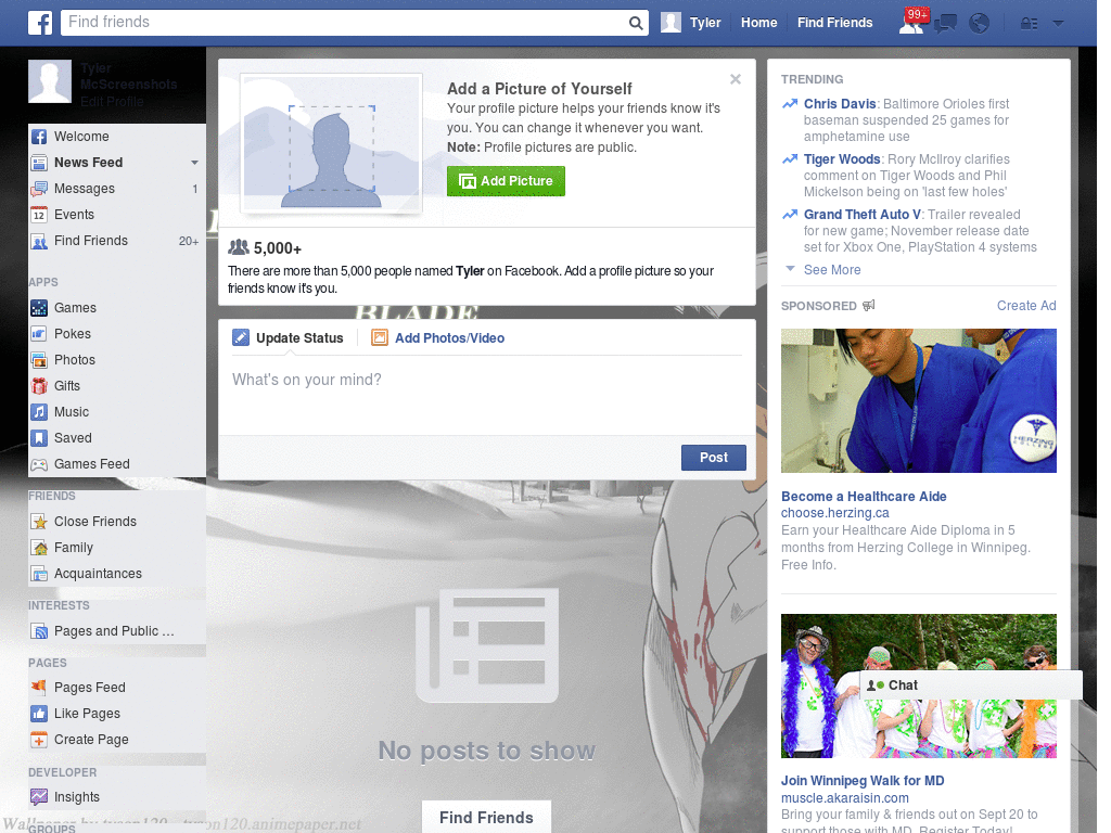 Enjoy Facebook Layout (10150)